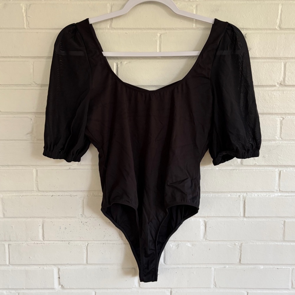 HALARA Softlyzero™ Airy Backless Sweetheart Neck Bishop Sleeve Top, SZ M EUC - Picture 11 of 13